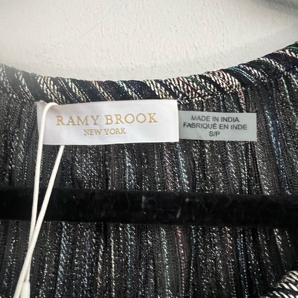 Ramy Brook Shimmering Silver Blouse - Picture 8 of 12